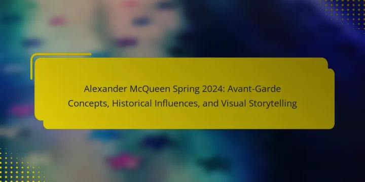 Alexander McQueen Spring 2024: Avant-Garde Concepts, Historical Influences, and Visual Storytelling
