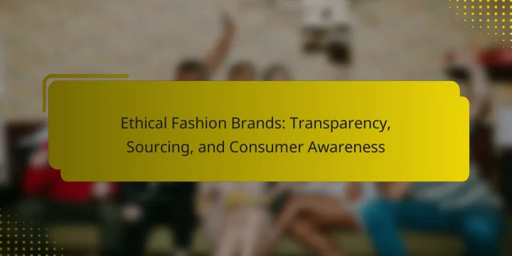 Ethical Fashion Brands: Transparency, Sourcing, and Consumer Awareness