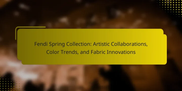 Fendi Spring Collection: Artistic Collaborations, Color Trends, and Fabric Innovations