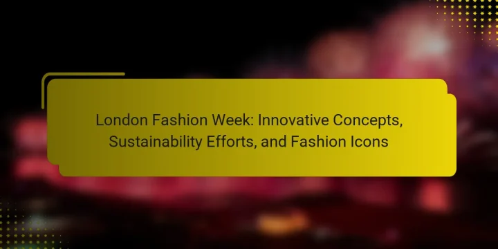 London Fashion Week: Innovative Concepts, Sustainability Efforts, and Fashion Icons