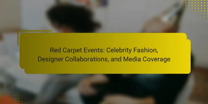 Red Carpet Events: Celebrity Fashion, Designer Collaborations, and Media Coverage
