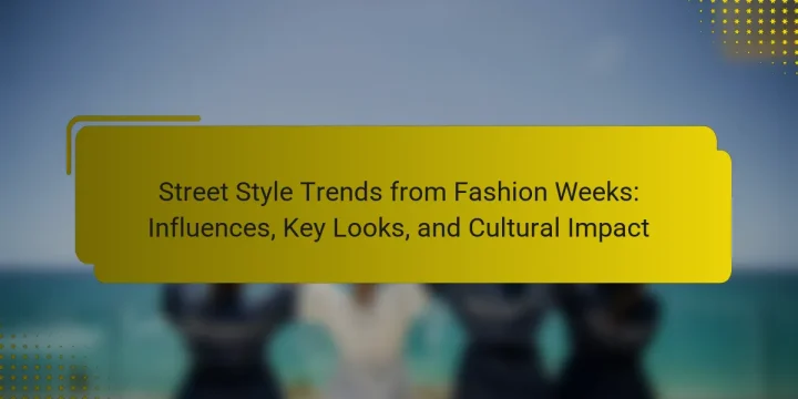 Street Style Trends from Fashion Weeks: Influences, Key Looks, and Cultural Impact